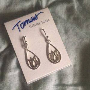 Tomas Lotus Teardrop Earrings
